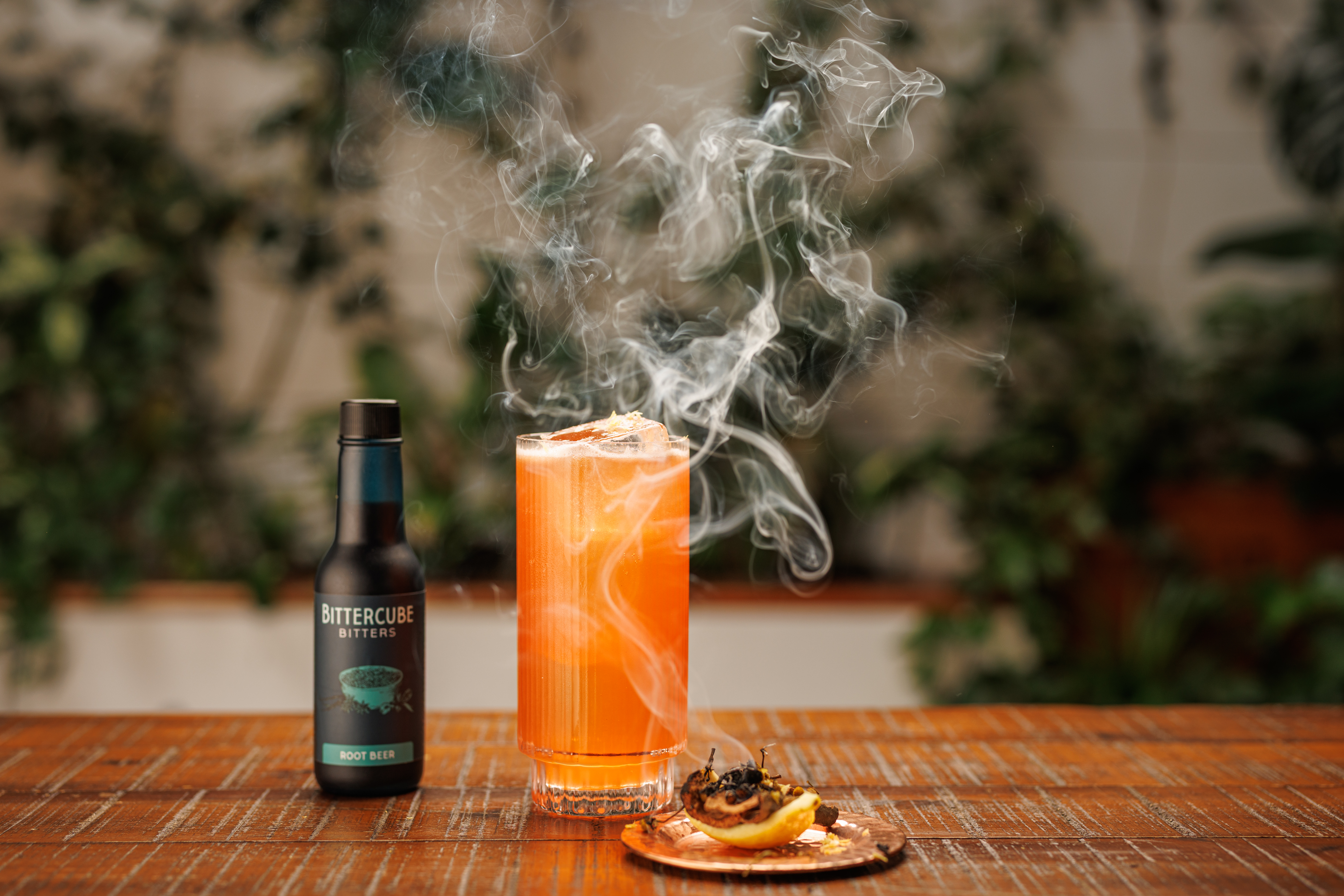 A cocktail made with Bittercube Bitters