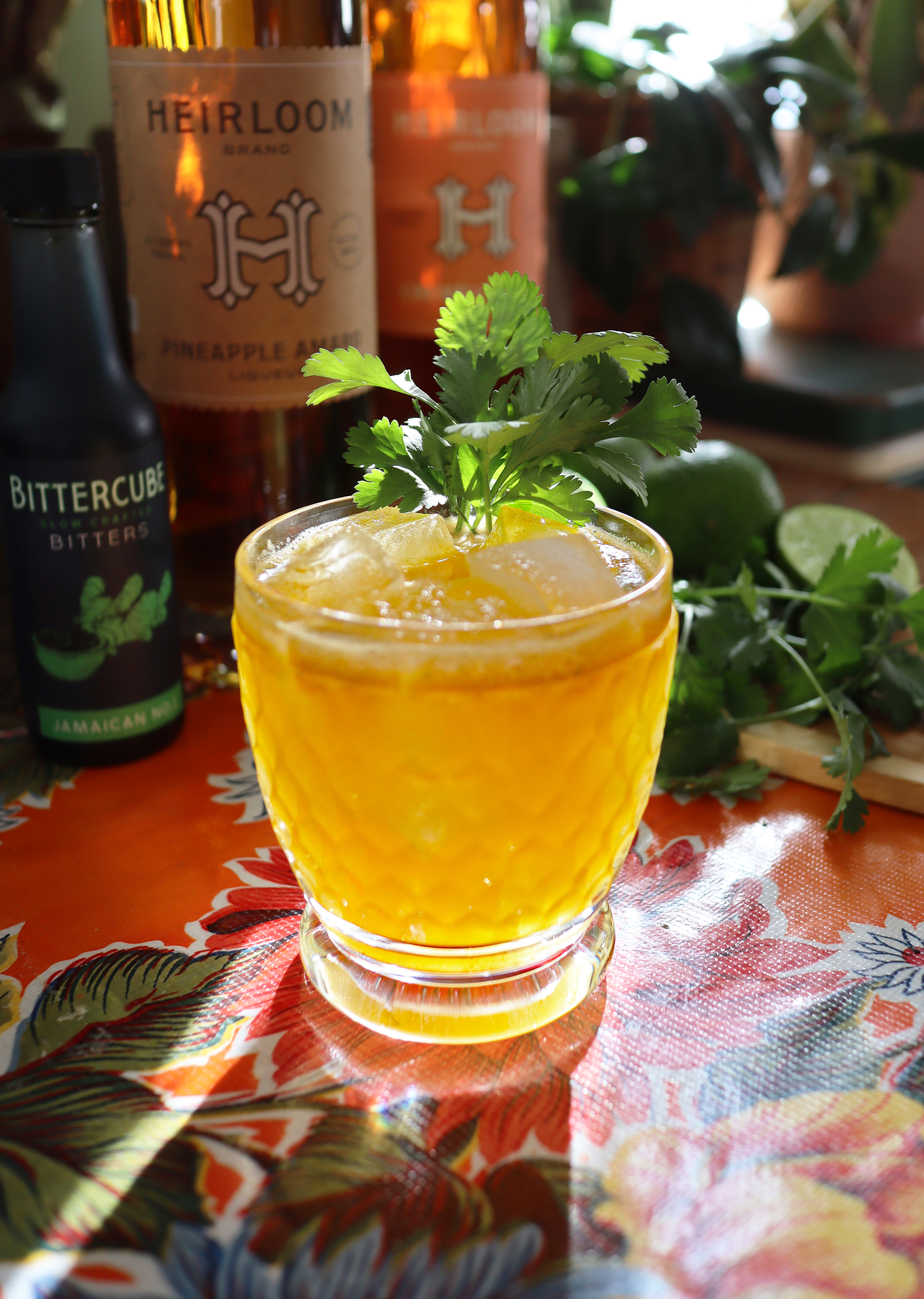 A cocktail made with Bittercube Bitters