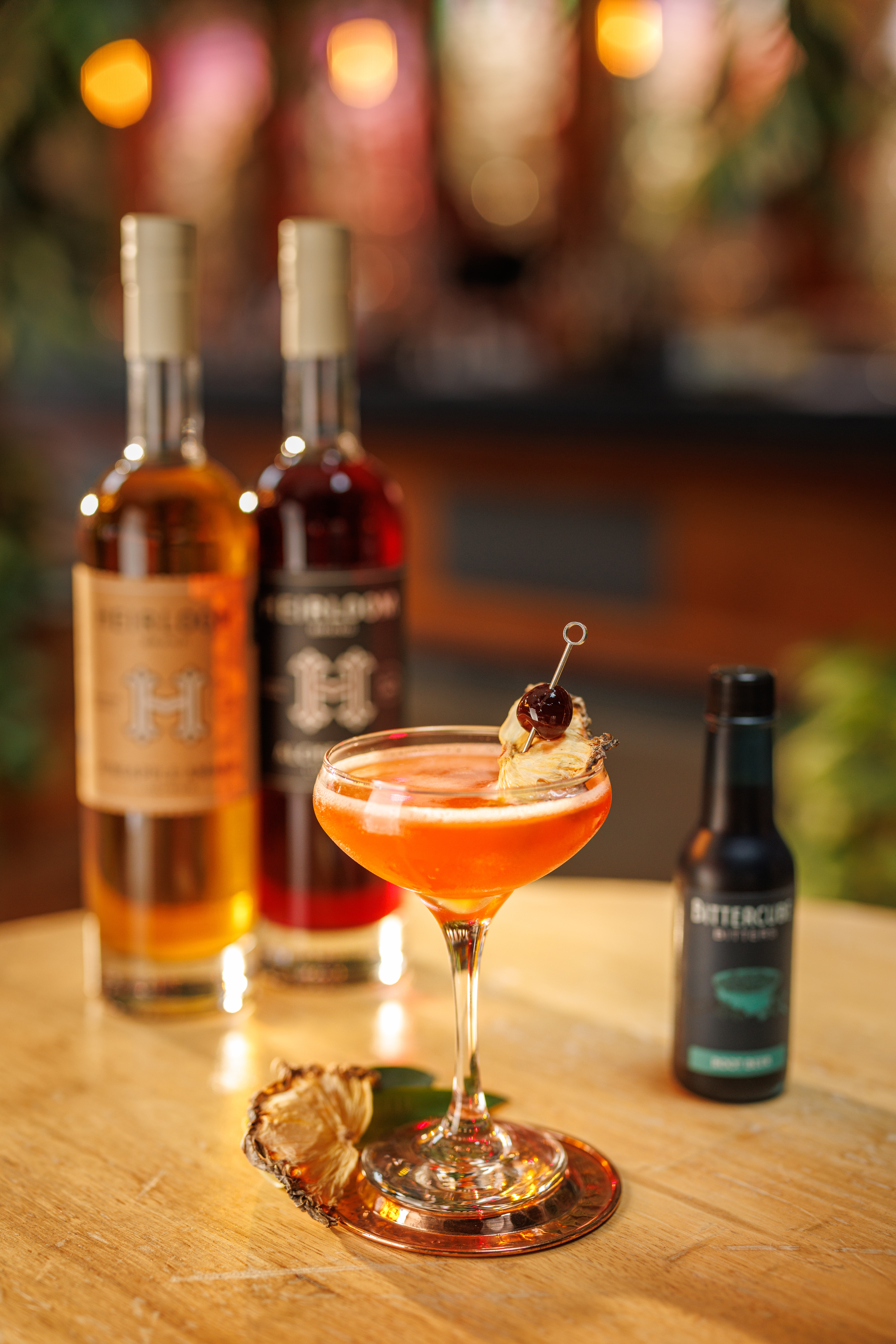 A cocktail made with Bittercube Bitters