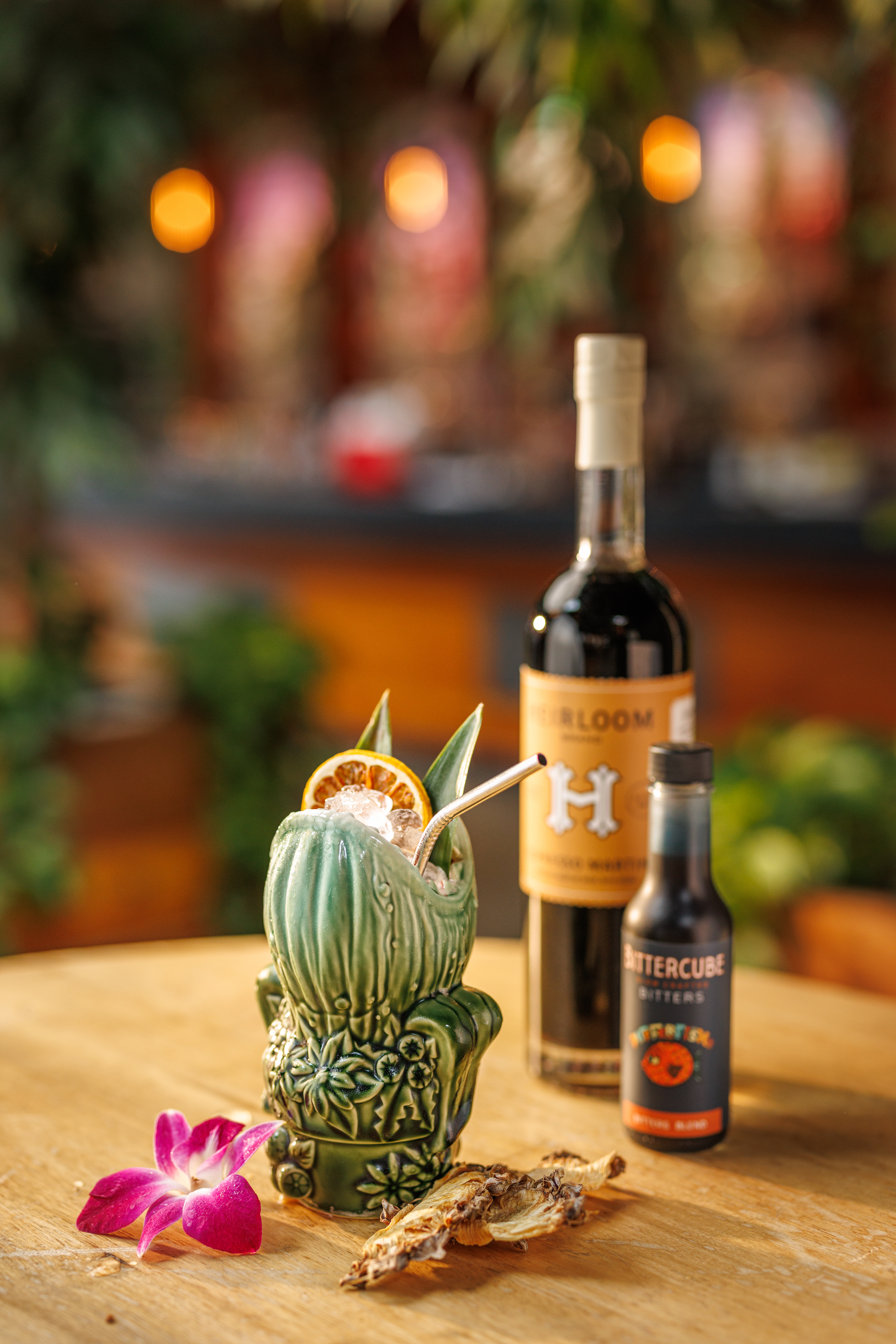 A cocktail made with Bittercube Bitters