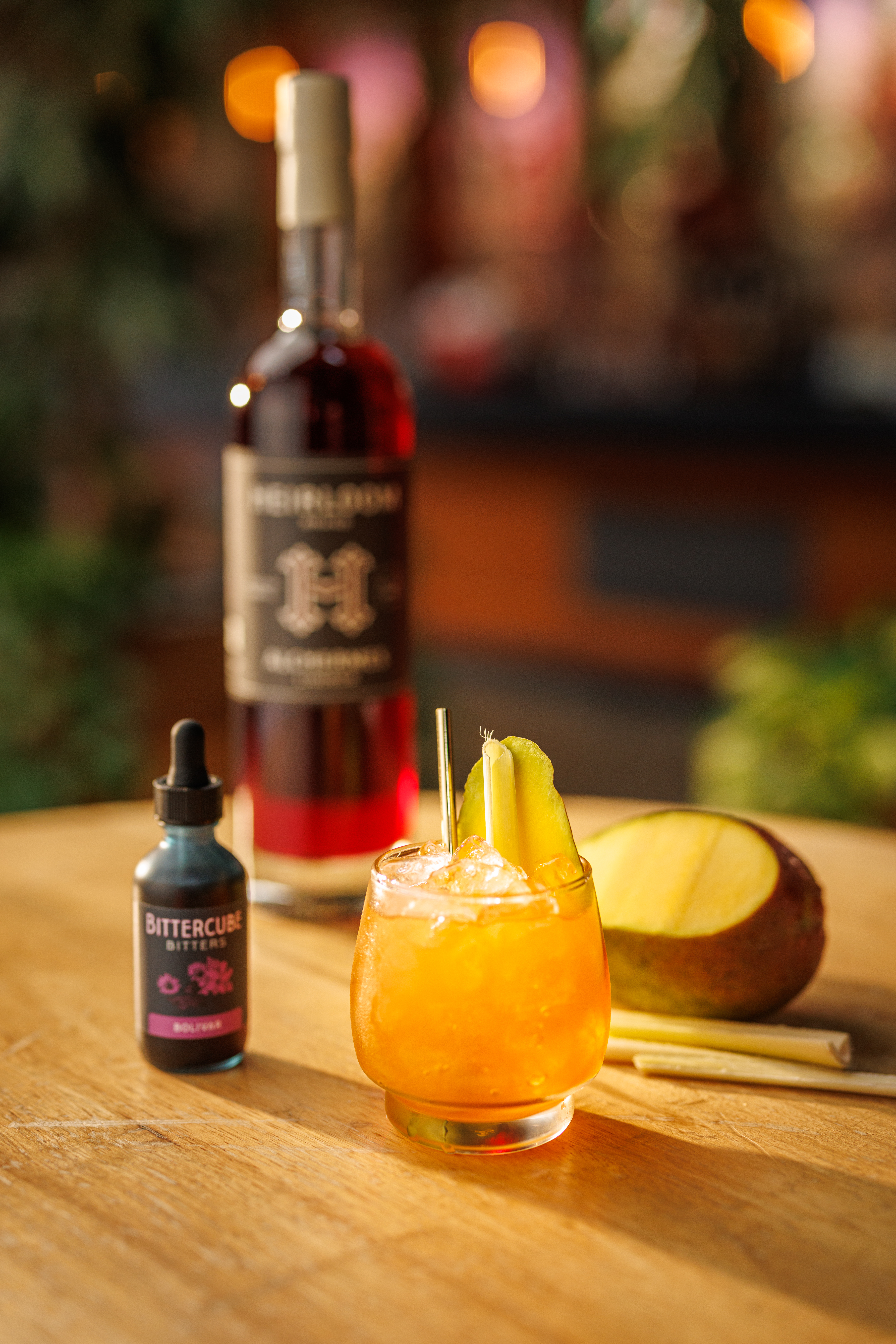 A cocktail made with Bittercube Bitters