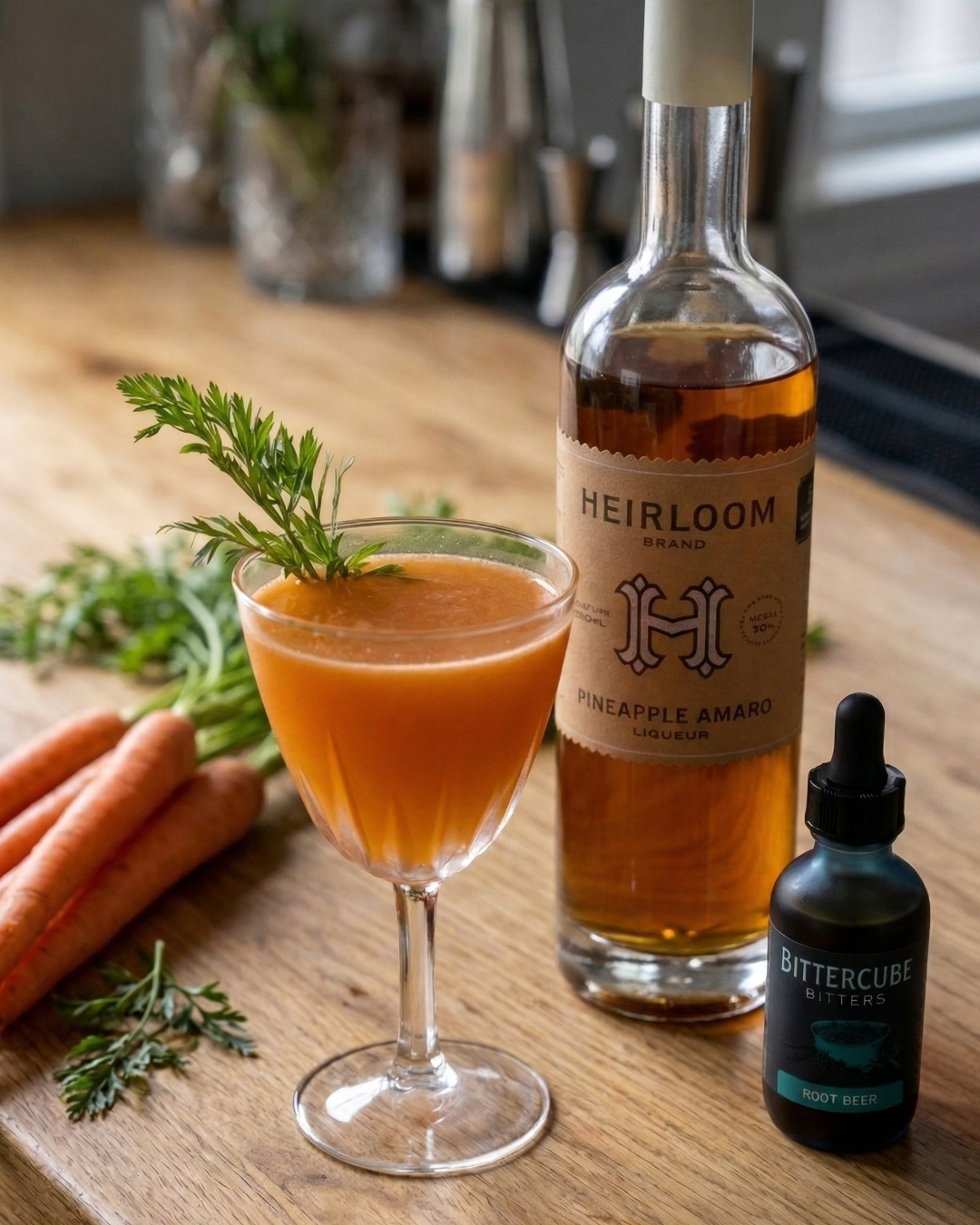 A cocktail made with Bittercube Bitters